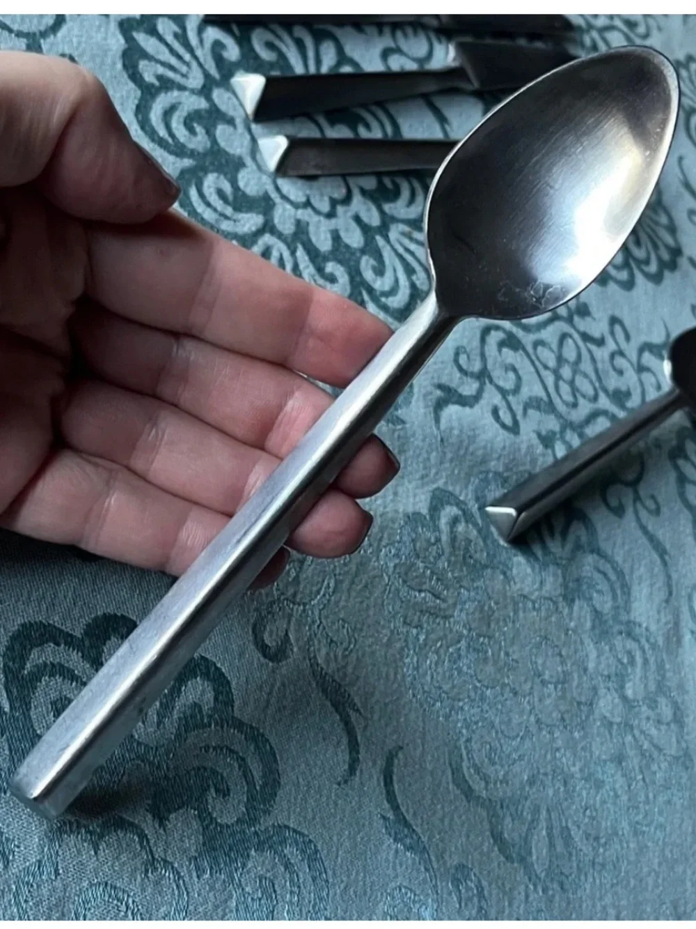 Hampton Silversmiths flatware finish