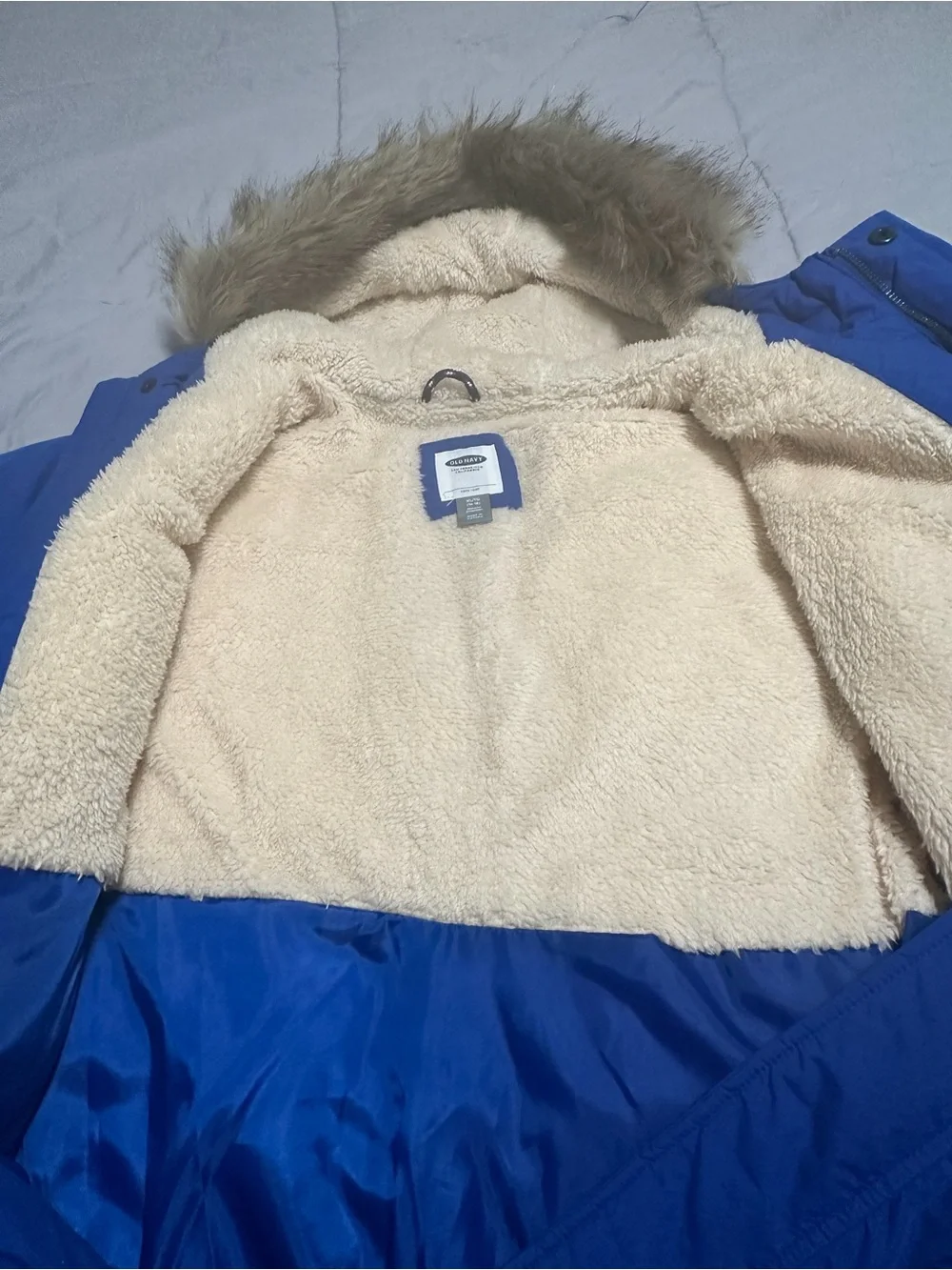 Old Navy hood storage