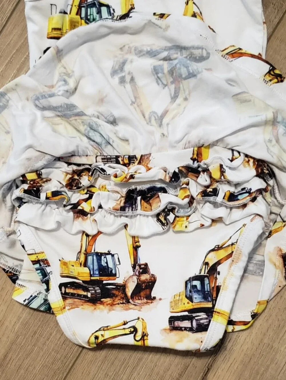 Bums & Roses Load & Behold Racer Back Ruffle Dress Size 6-12 Months