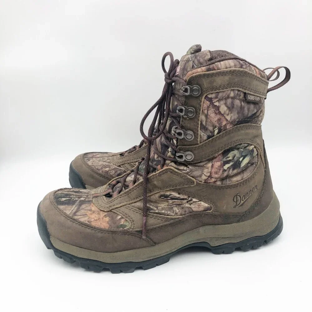 DANNER High Ground 8in Mossy Oak Break Up Country Camo Boots Womens 7
