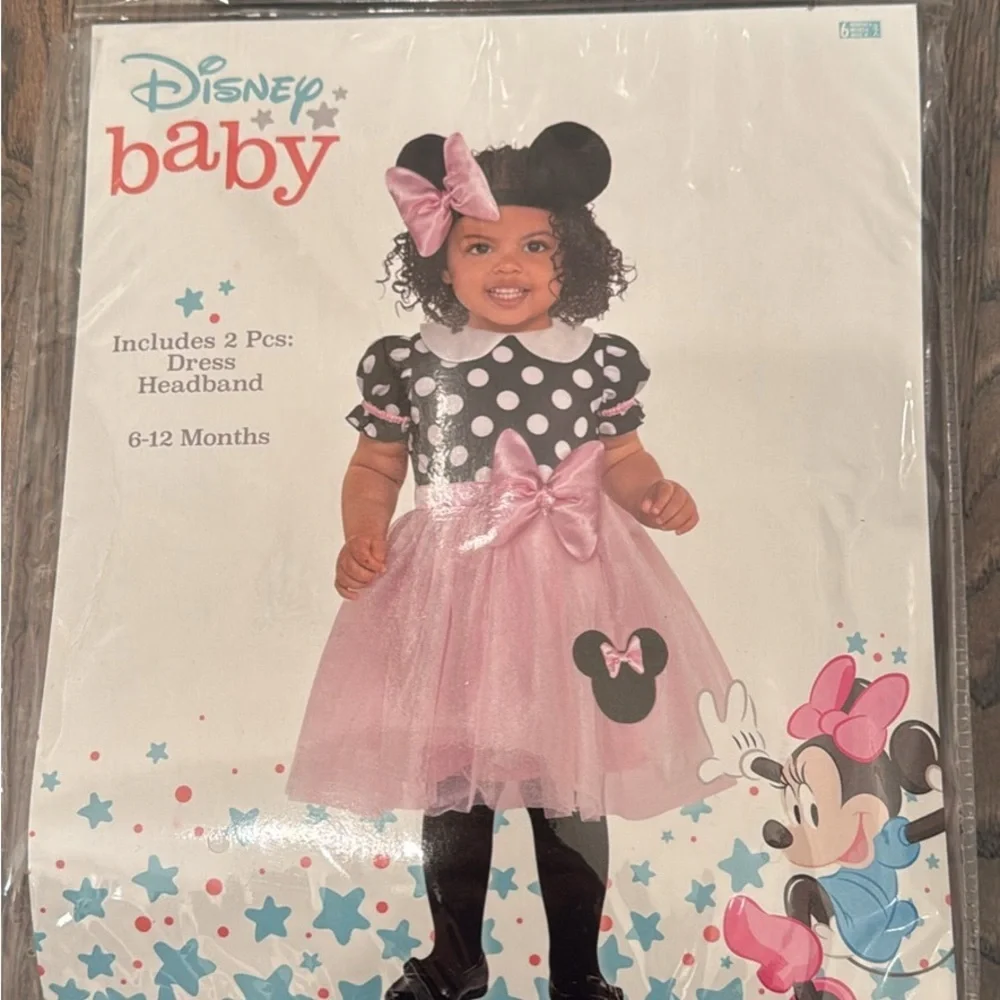 Disney Baby Minnie Mouse Costume BRAND NEW size 6-12 months