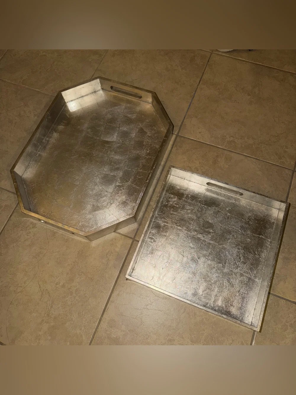 West Elm set silver