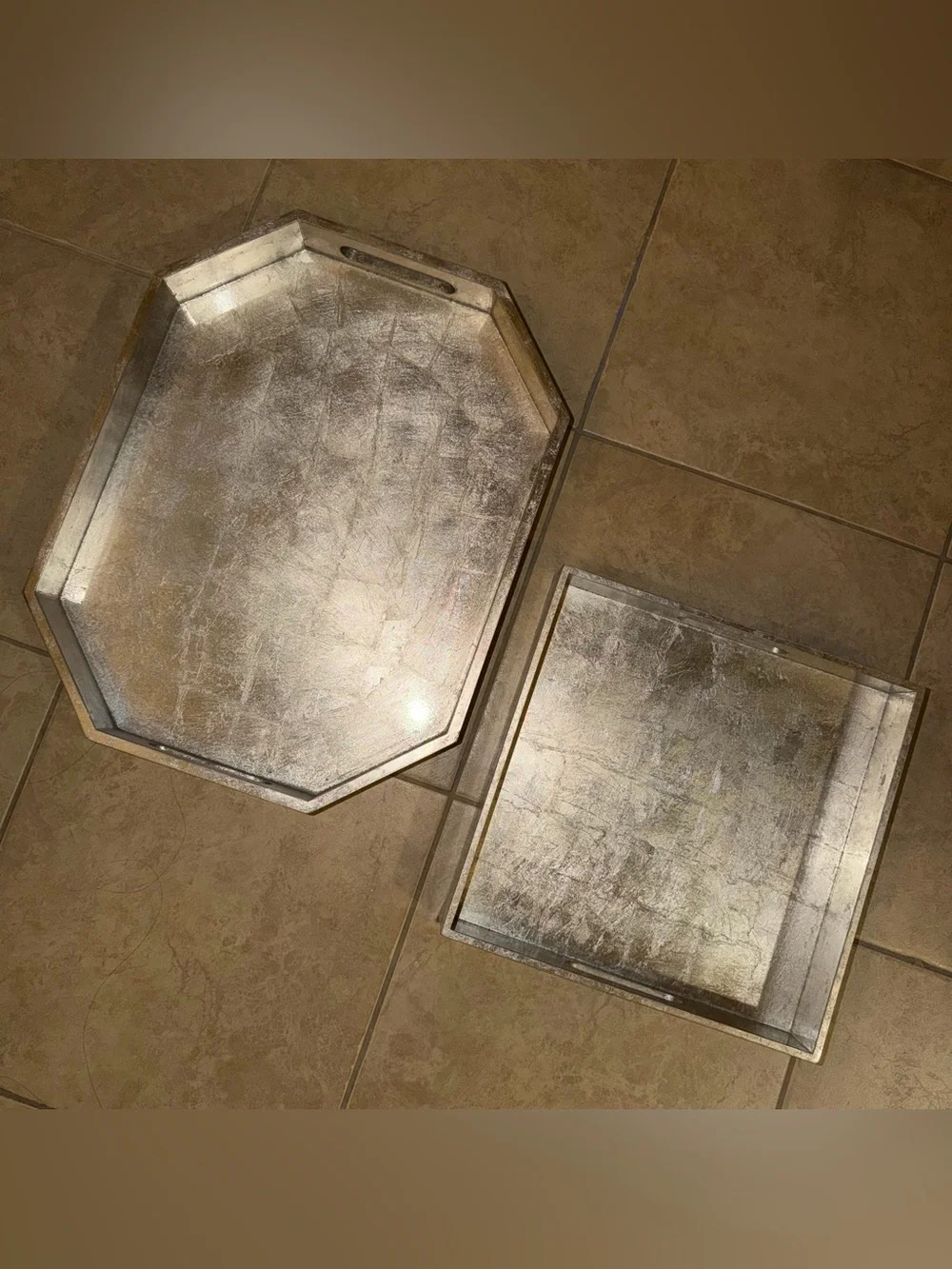 West Elm set silver