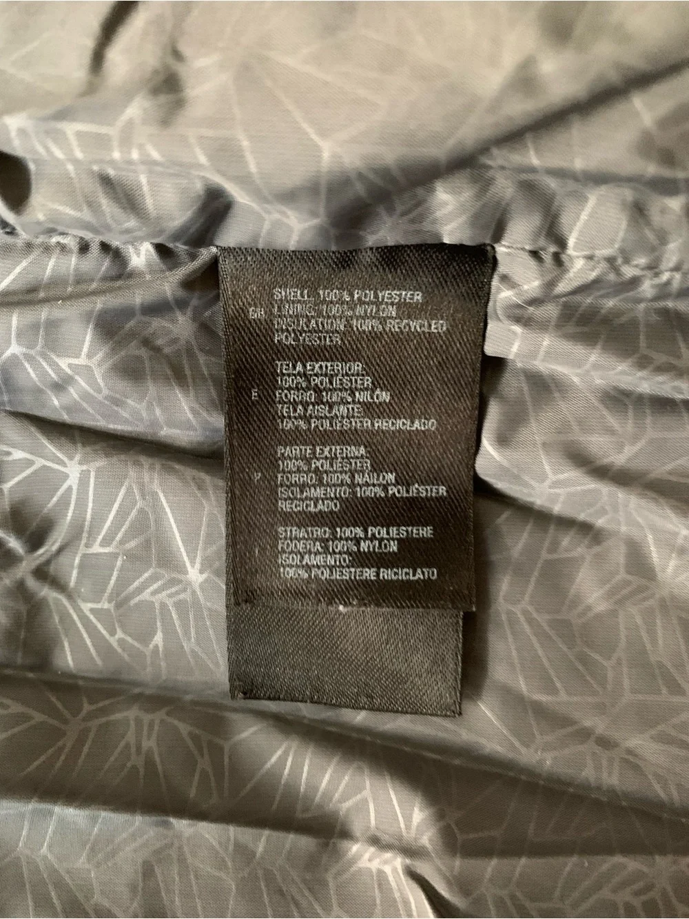 The North Face lightweight insulated