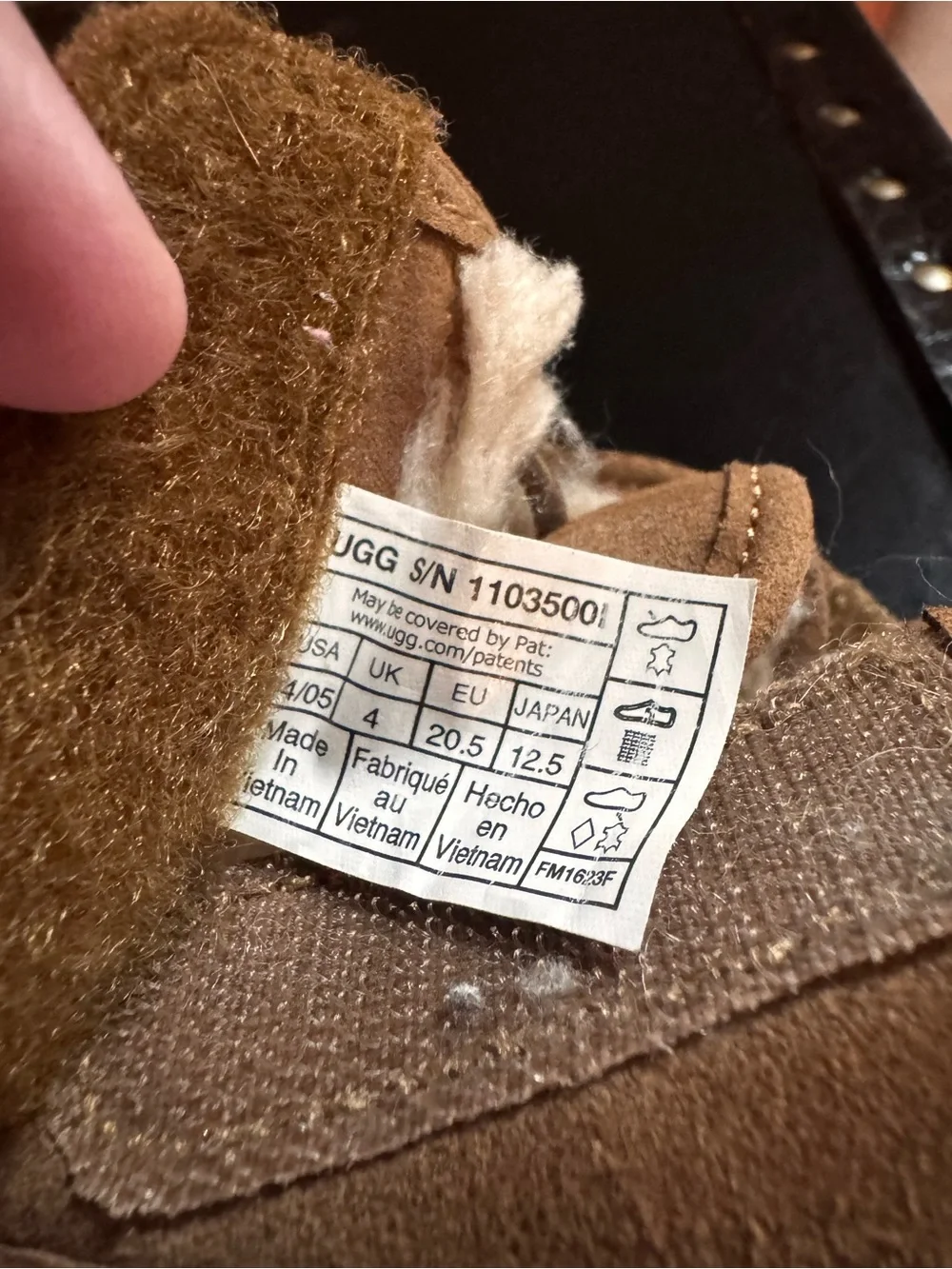UGG soft suede