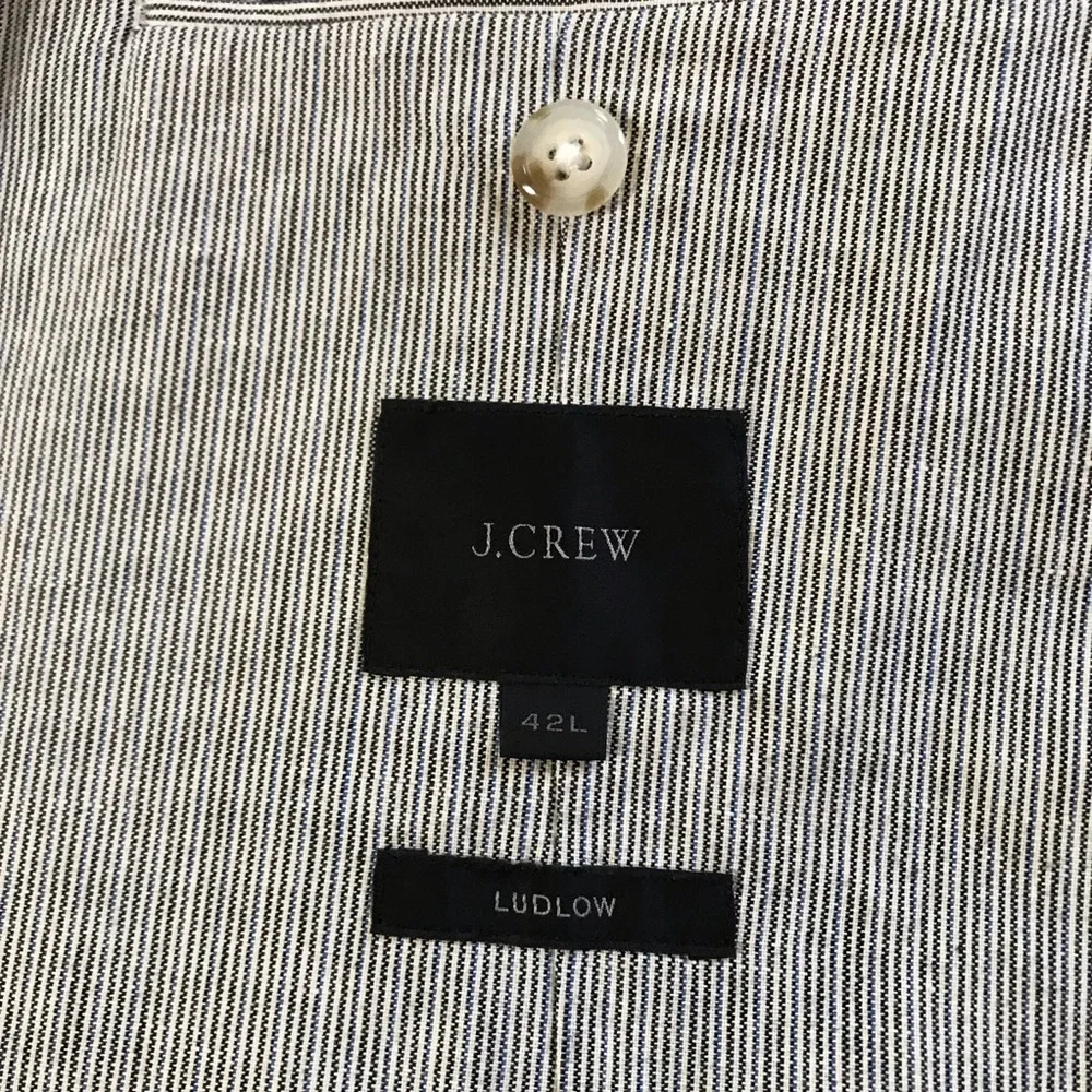 J. Crew light seersucker