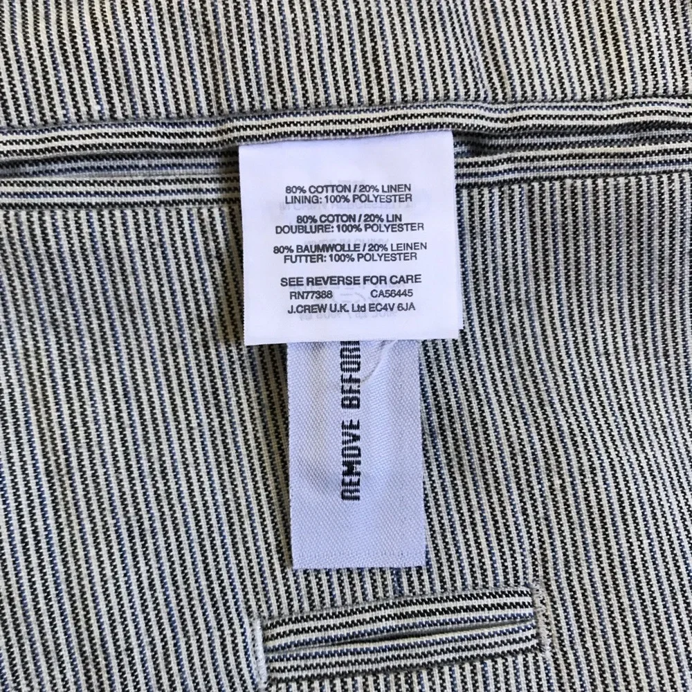 J. Crew light seersucker