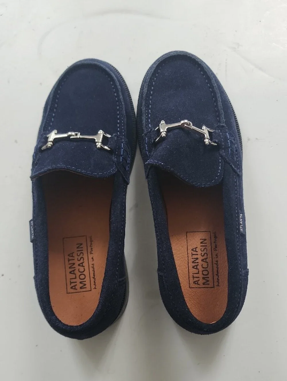 Atlantia Mocassin navy suede