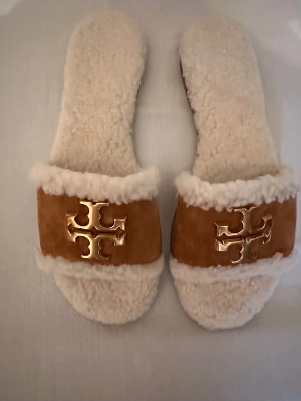 Tory Burch chestnut suede
