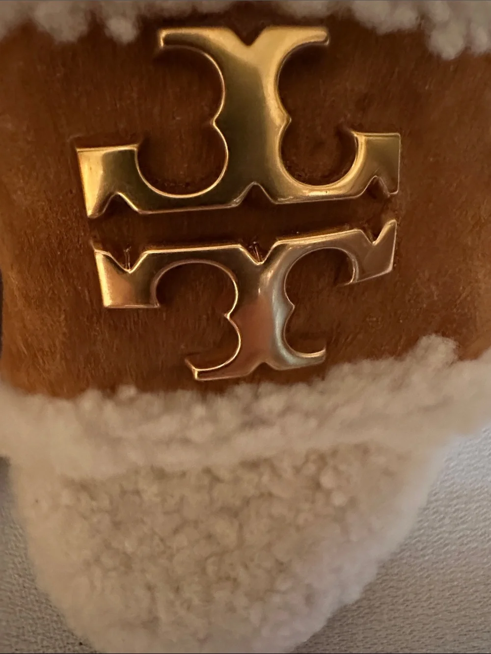 Tory Burch chestnut suede