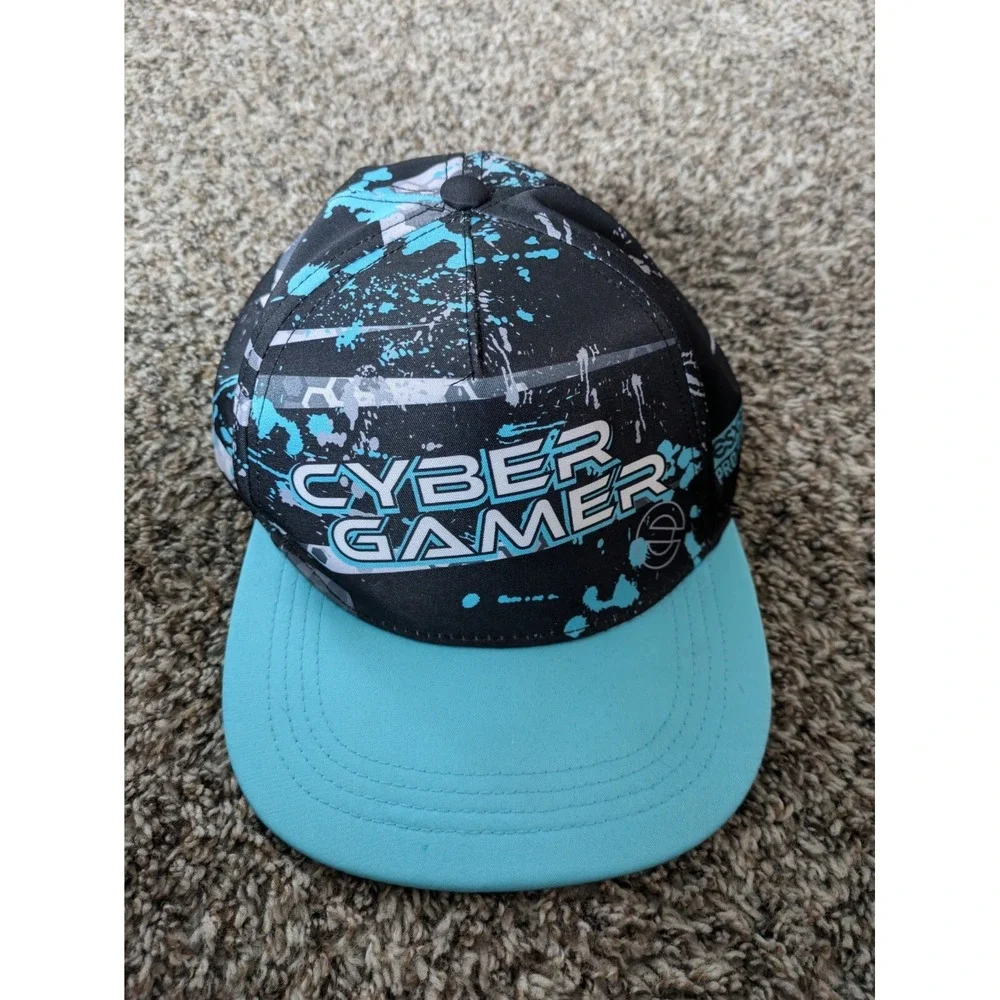 ESX 360 Pro Series Cyber Gamer Snapback Hat Blue Black Youth Hat‎ Cap
