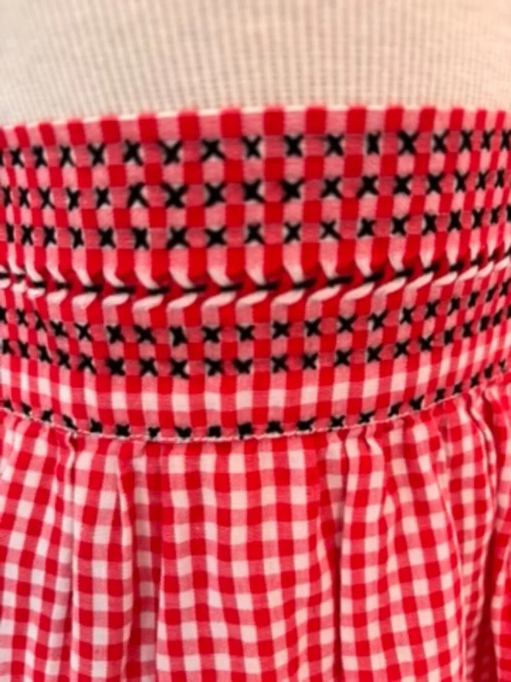 Handmade vintage red