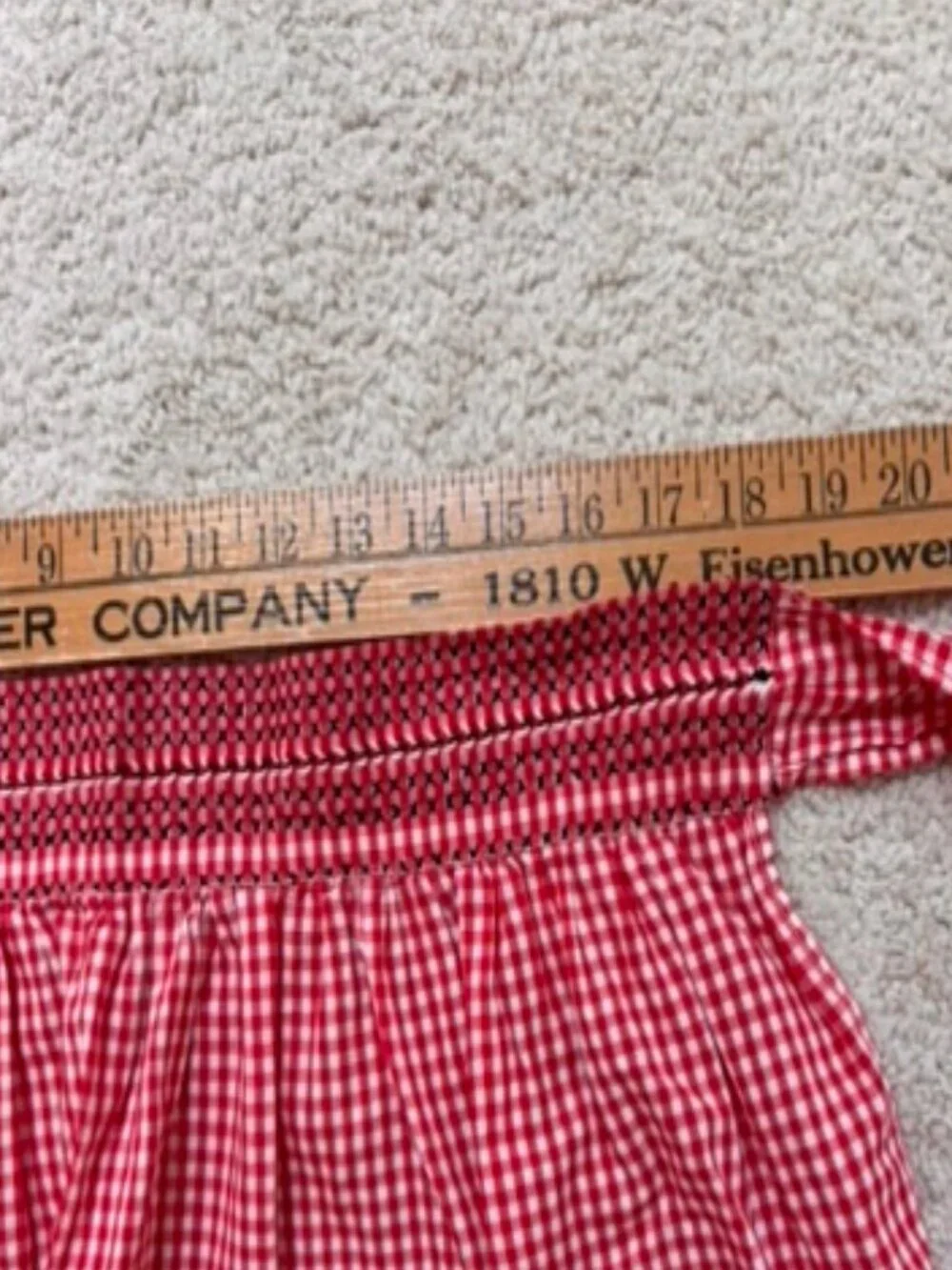 Handmade vintage red