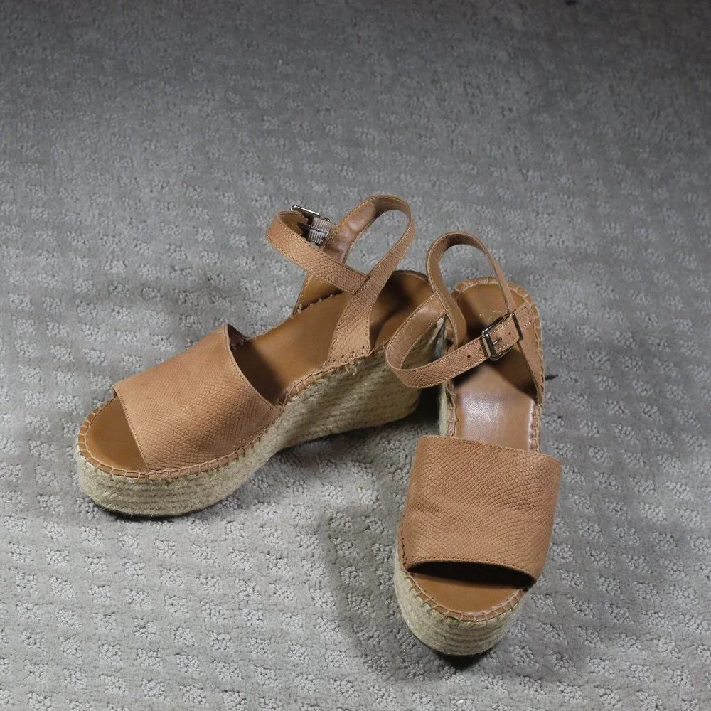 Franco Sarto Size 9 Espadrille Brown 2