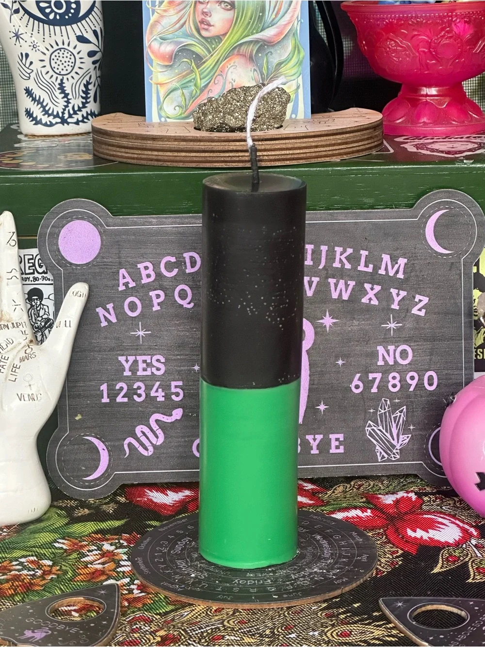 Hand Crafted hand poured