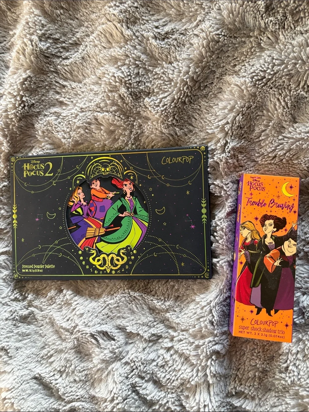 ColourPop Hocus Pocus 2 Palette with Trouble Brewing Super Shock Shadow