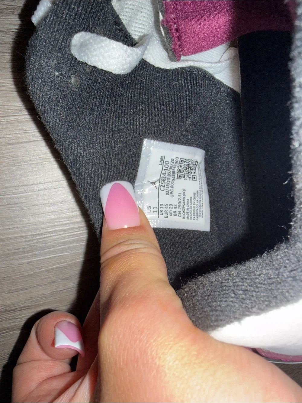 Jordan midsole collar