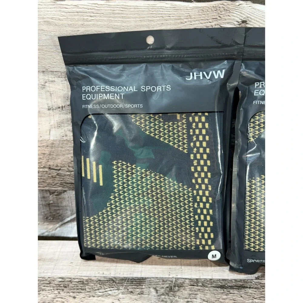 2 Pack JHVW Copper Knee‎ Compression Sleeve Size Medium Volleyball Gym Women