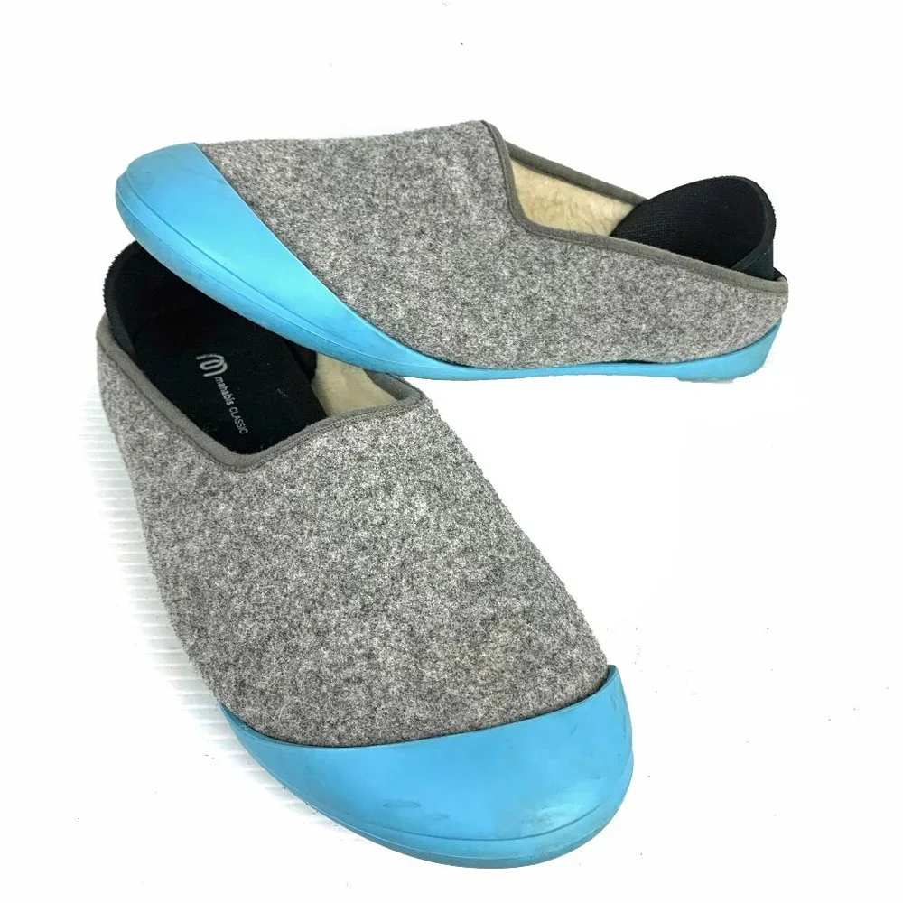MAHABIS Convertible Wool Classic Slippers Mens Size 9.5‎ -10