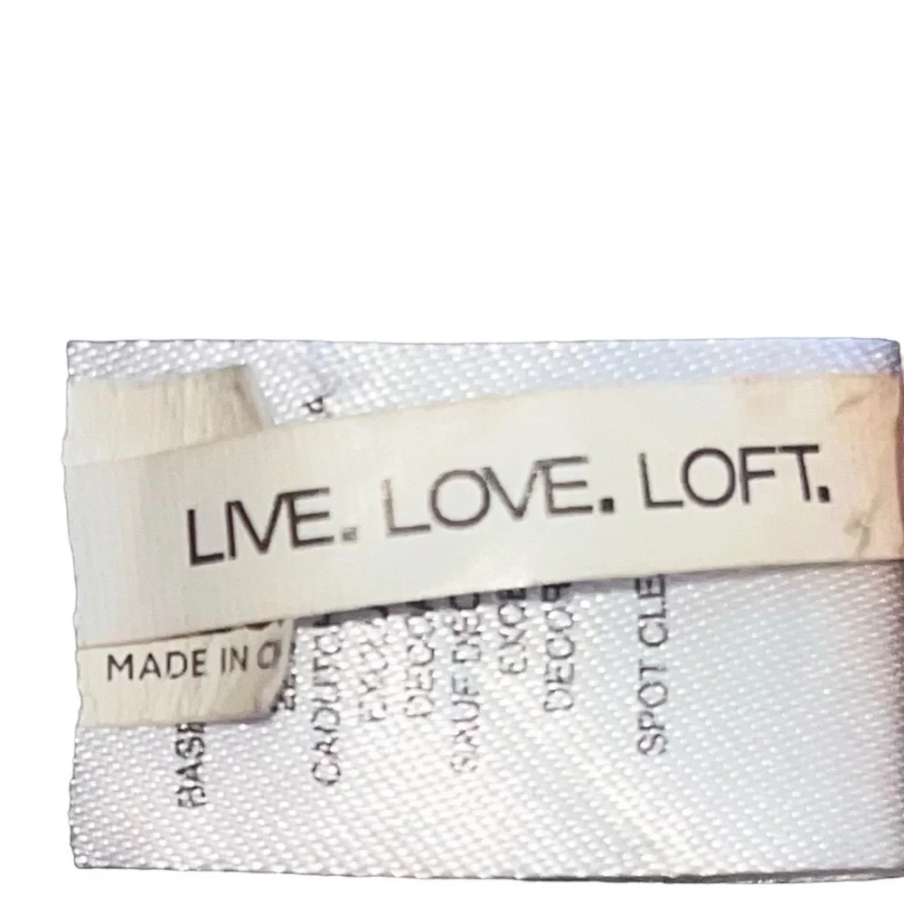 LOFT black rhinestone