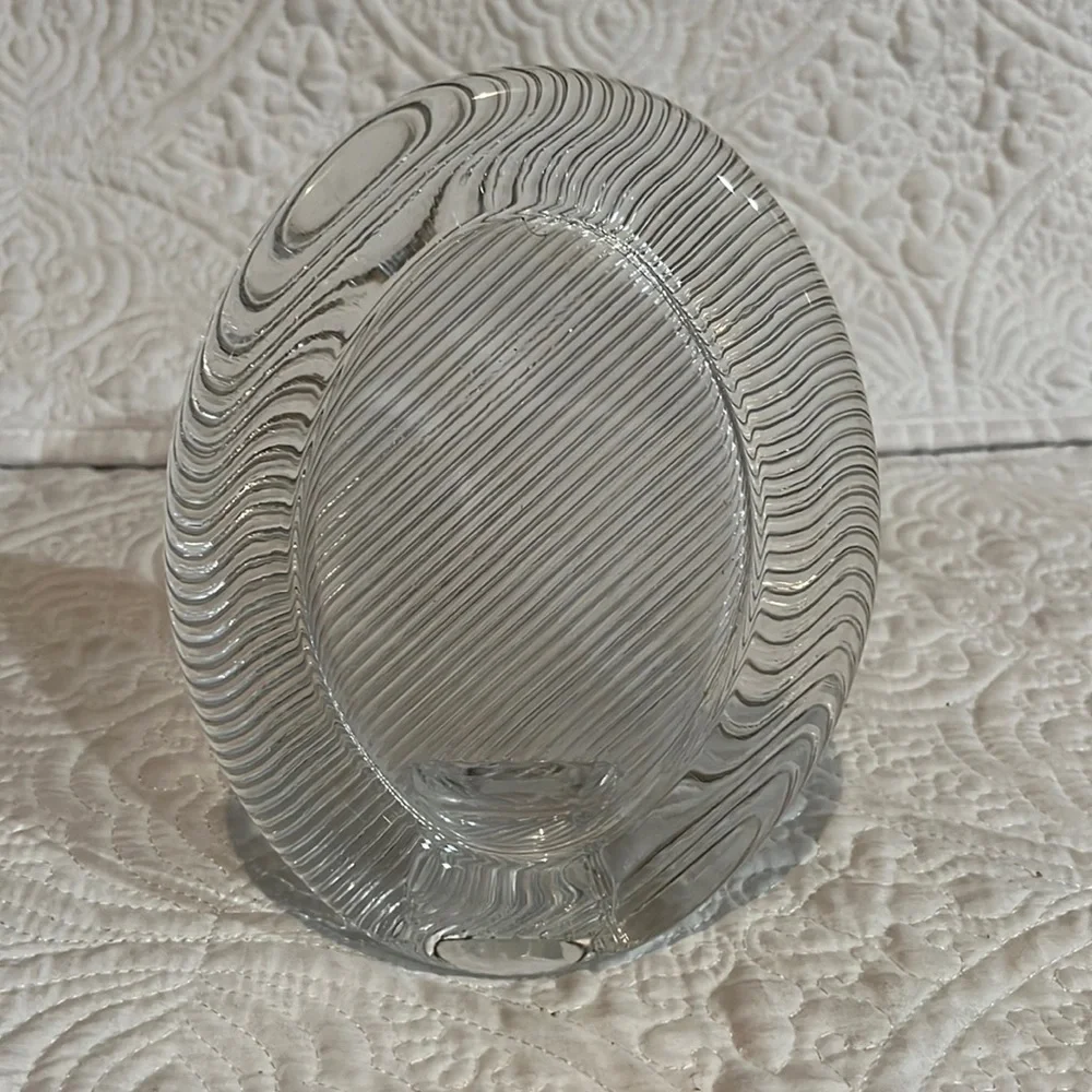 Mikasa oval‎ crystal picture frame