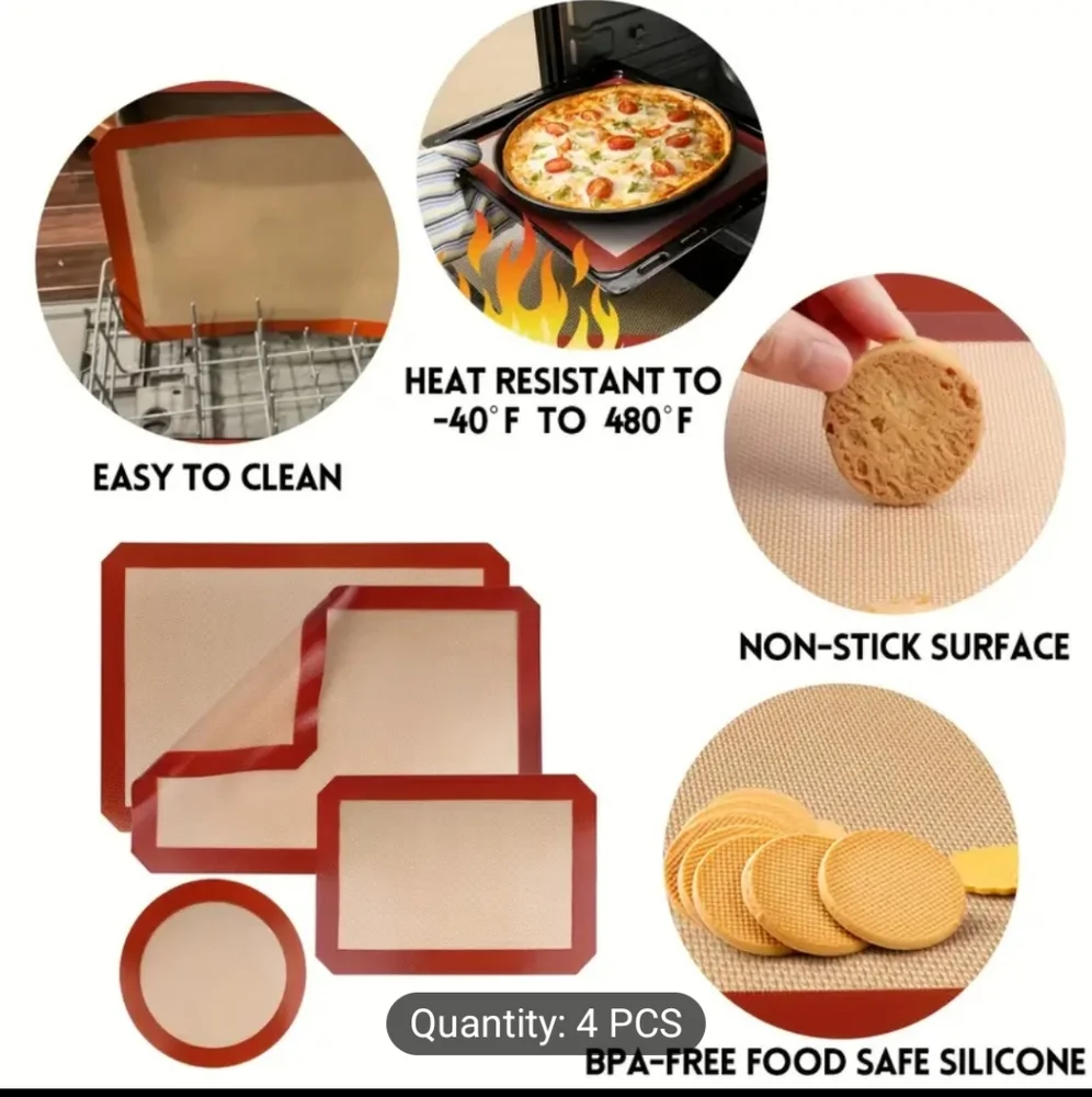 N/A 4pcs silicone