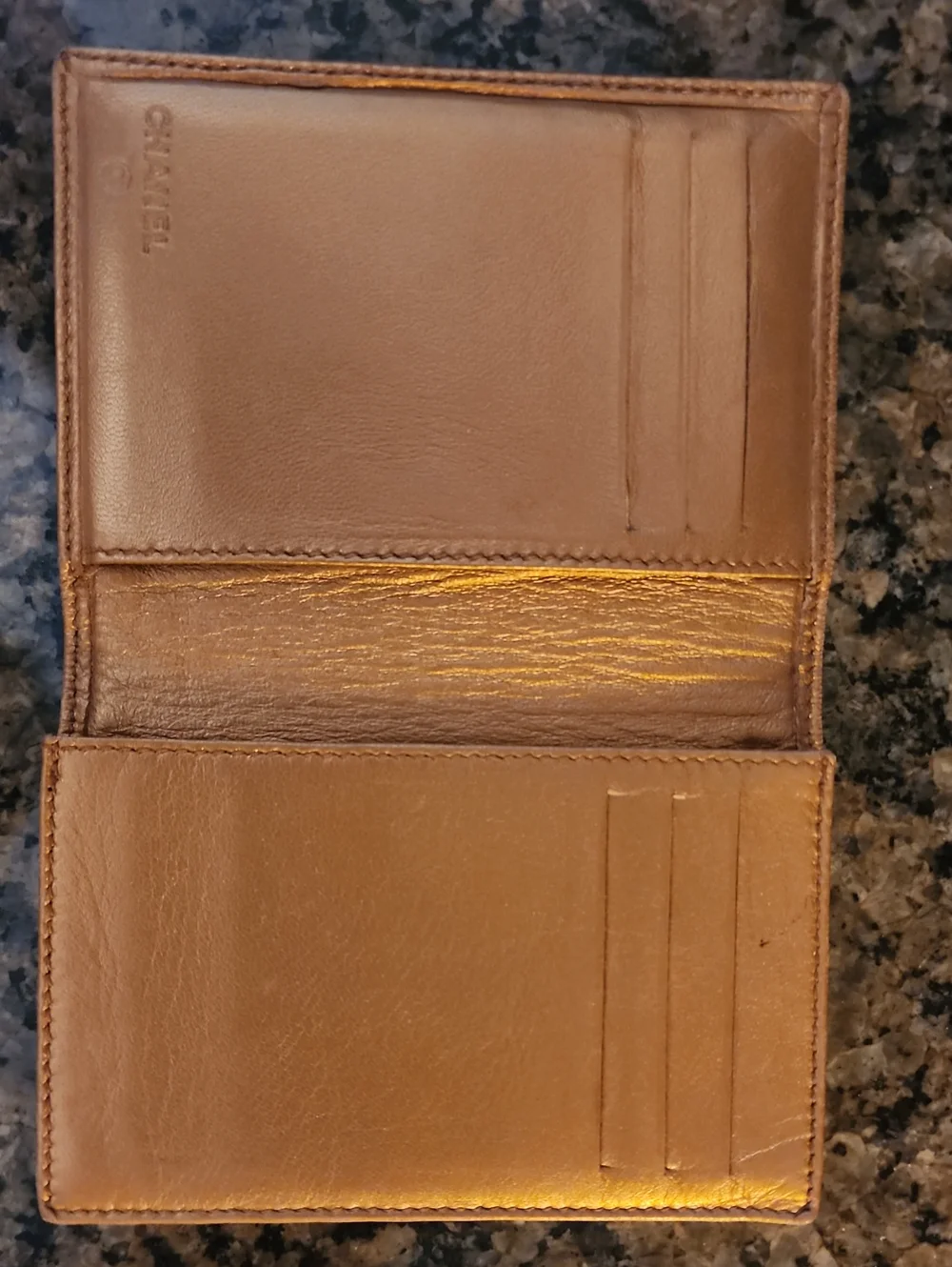 CHANEL slim leather