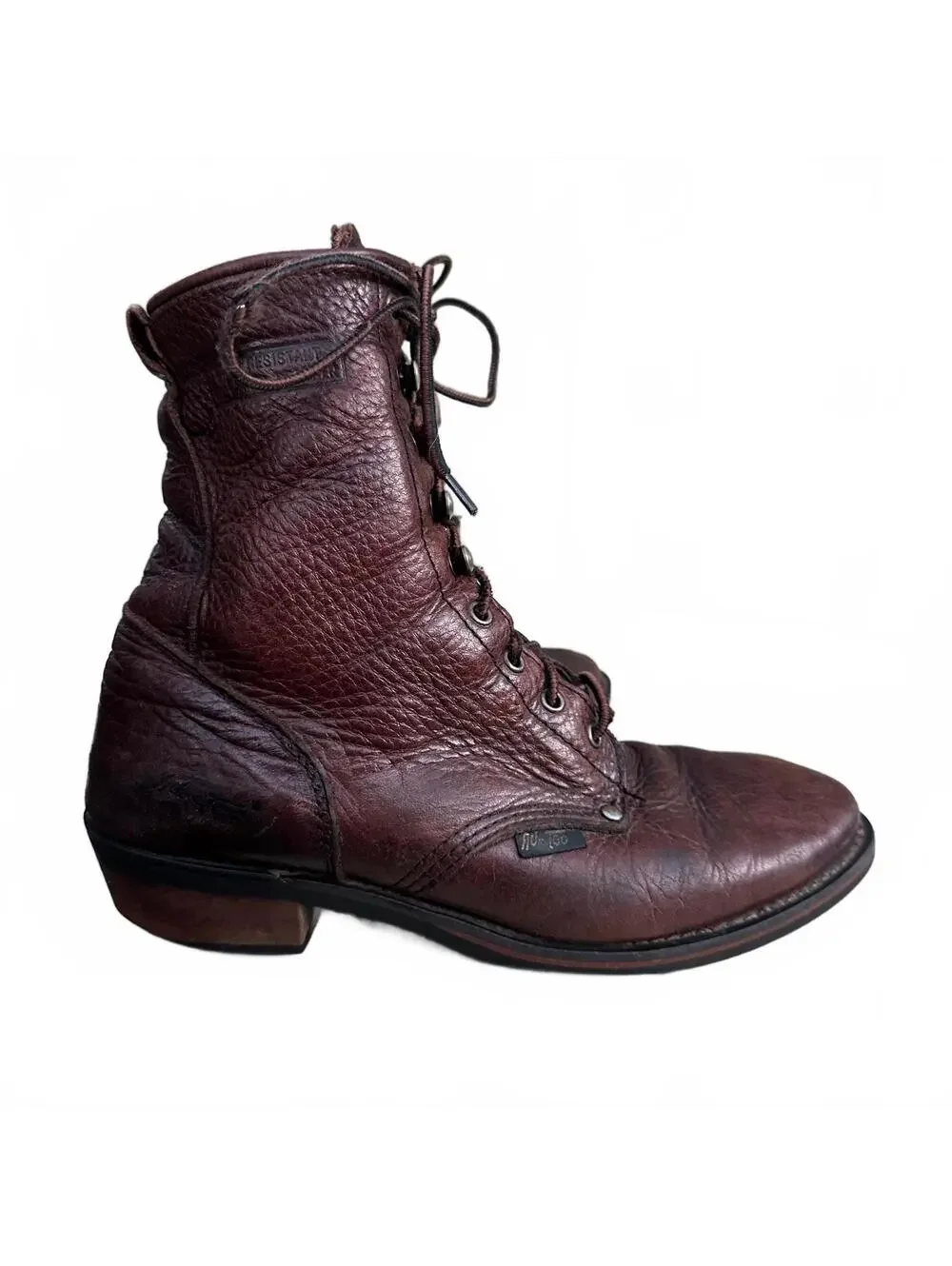 Ad Tec Style 1173 Water Resistant Brown Packer Work Boot Size 10