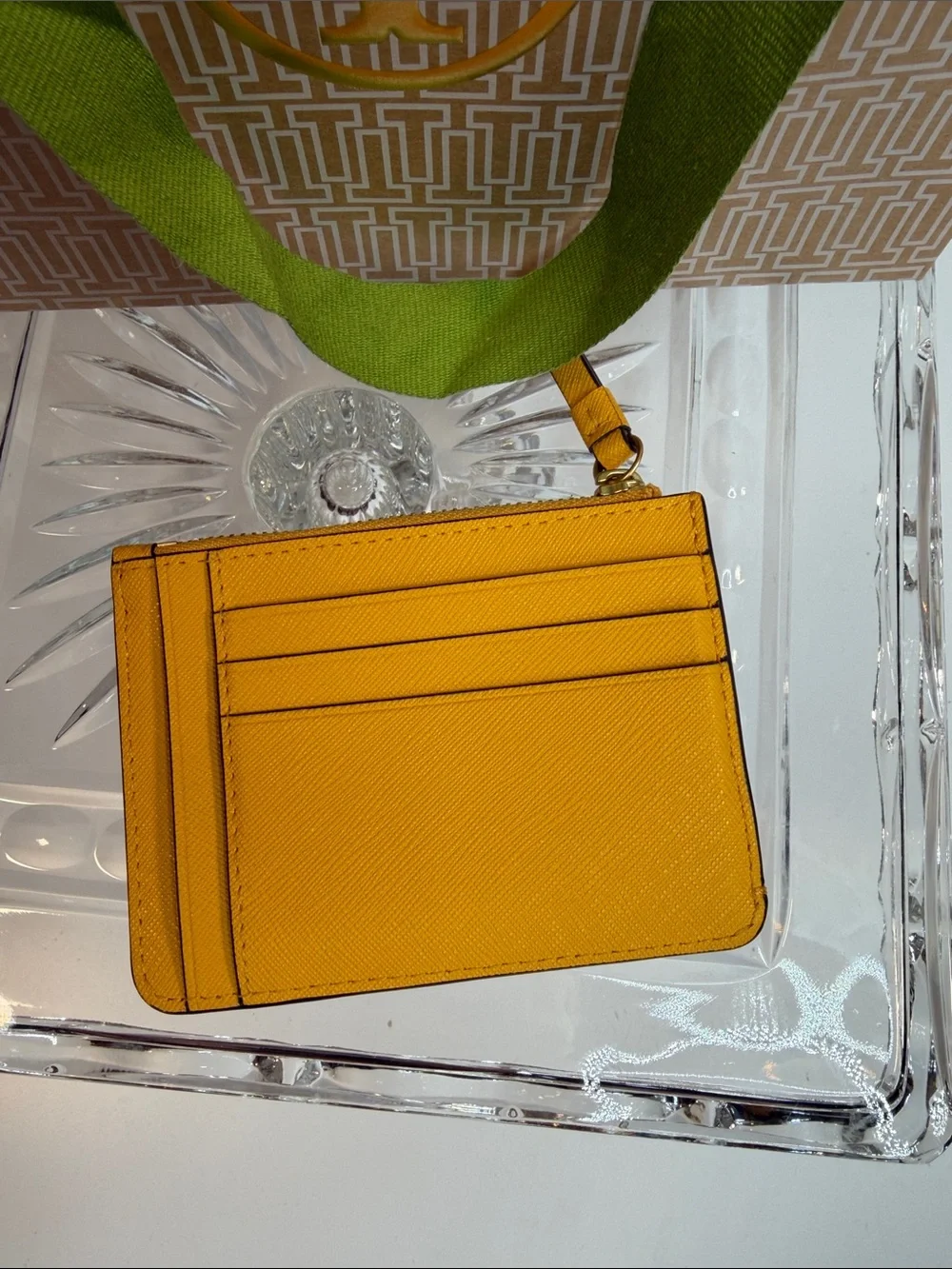 Tory Burch compact sleek tory
