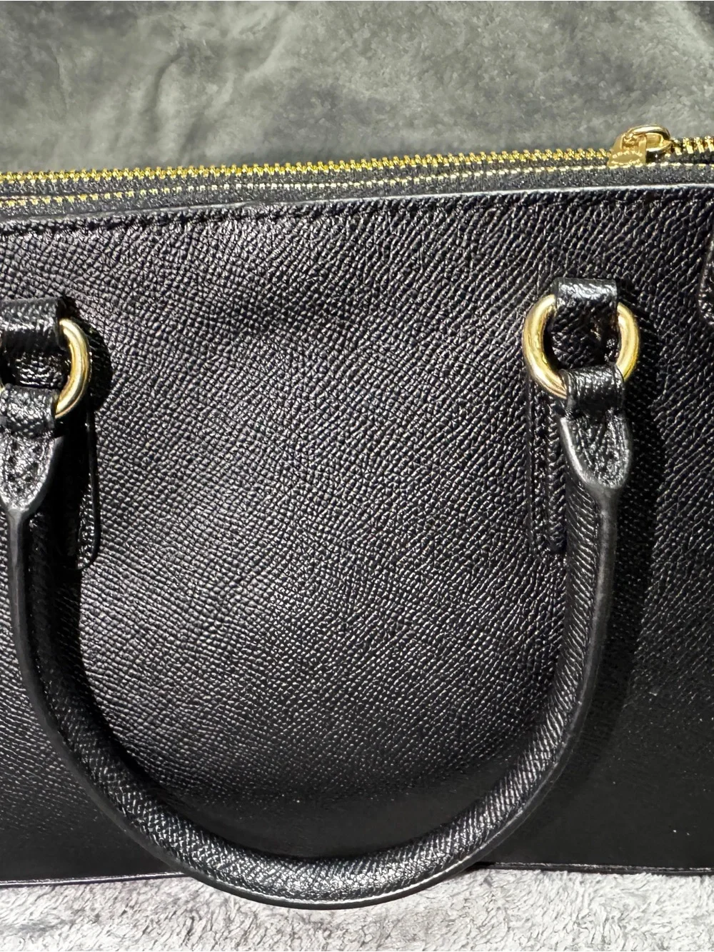 Coach sleek black