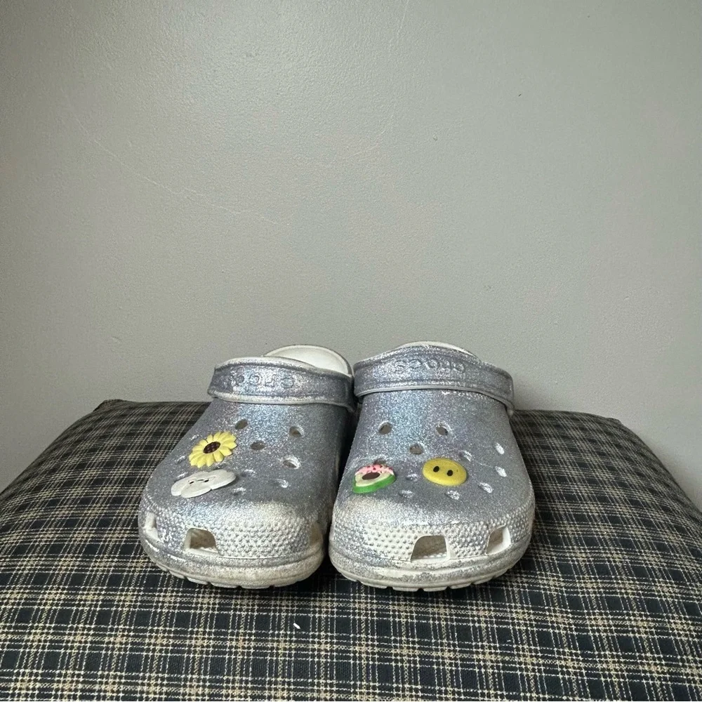 CROCS kids glitter