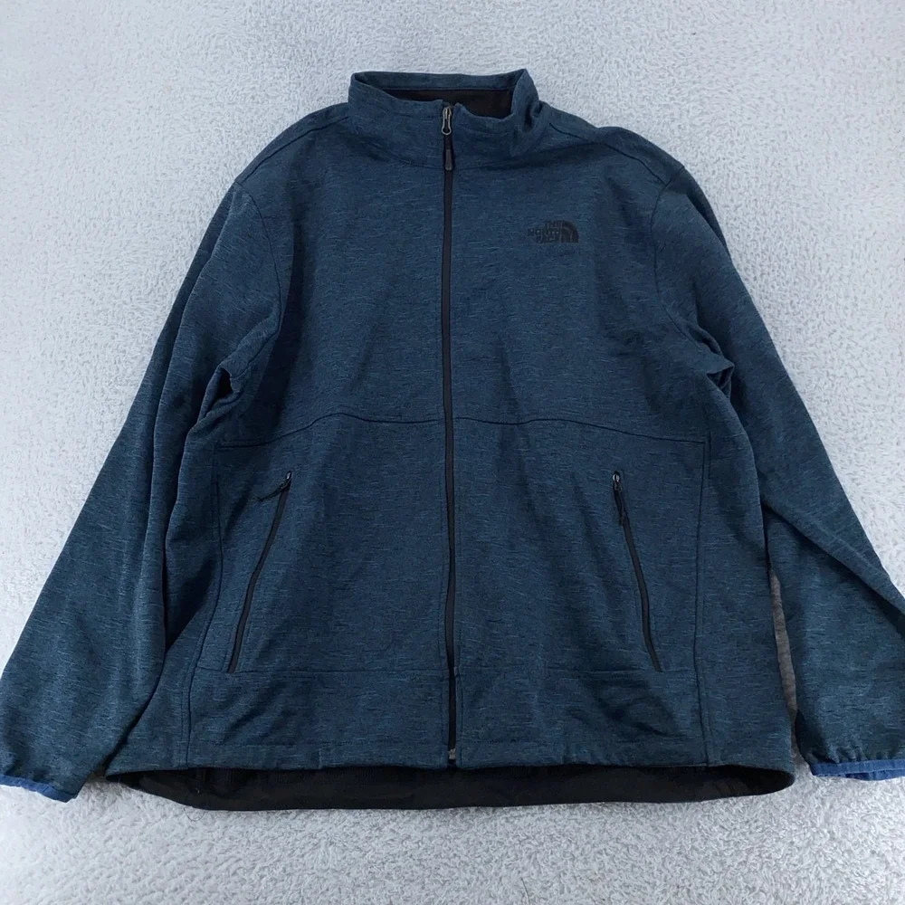 The North Face Softshell Jacket Mens 2XL Full Zip‎ Polyester Outdoor Hiking
