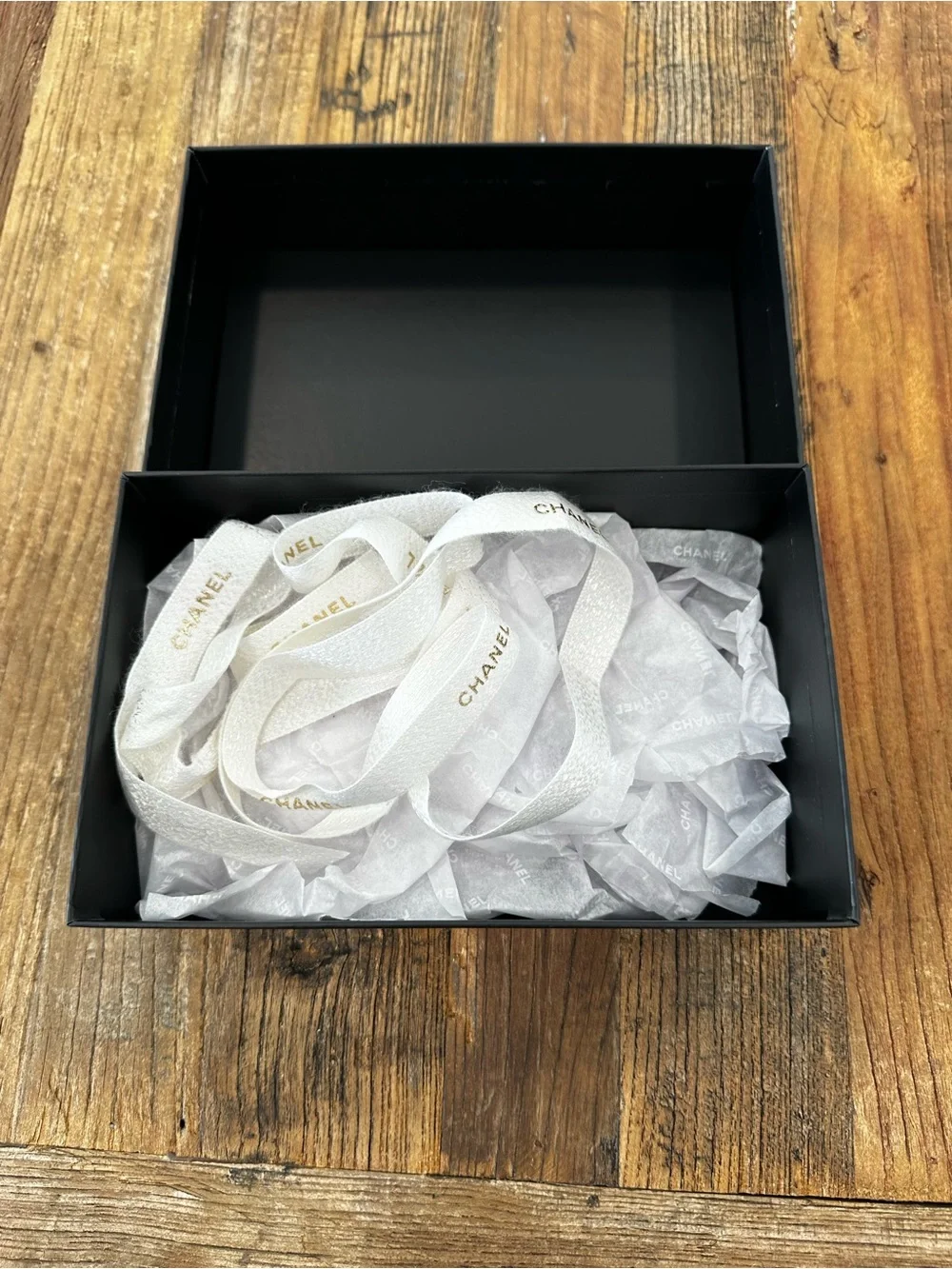 CHANEL branded box