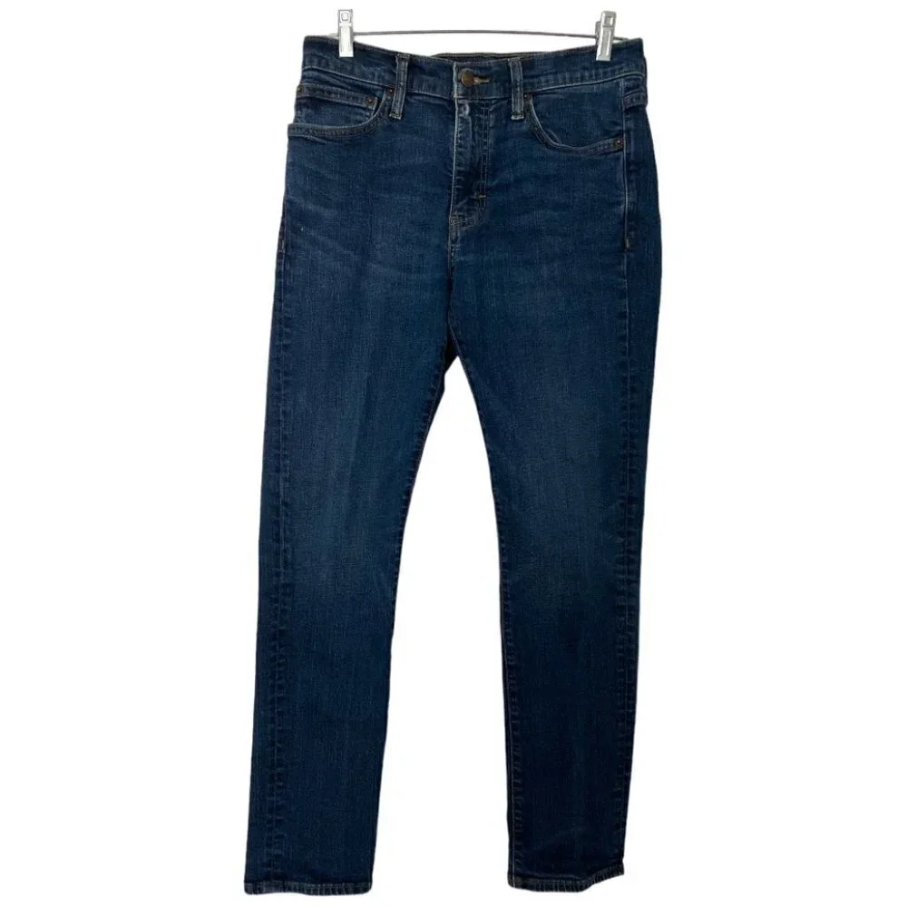 J CREW jeans, Flex, size 30x30 straight leg, medium wash.  5 pocket style.