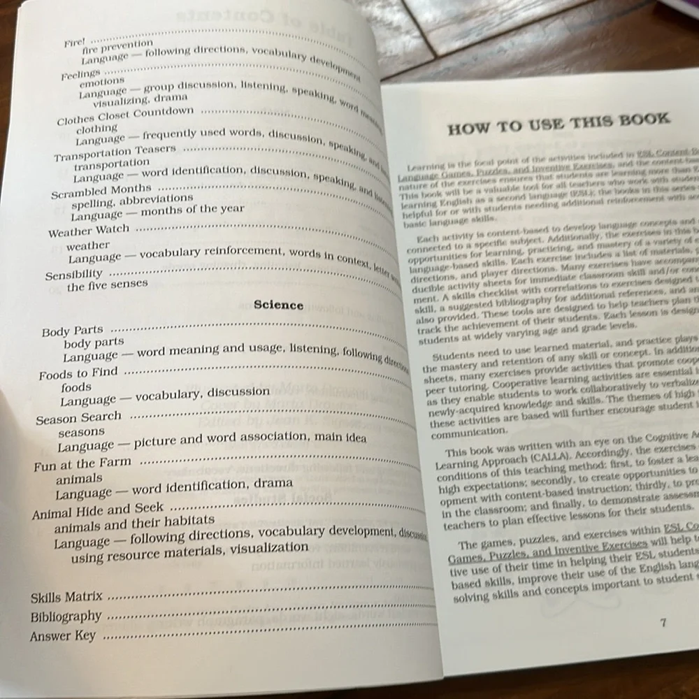 ESL Content-Based Language Games, Puzzles,‎ & Inventive Exercises reproducibles