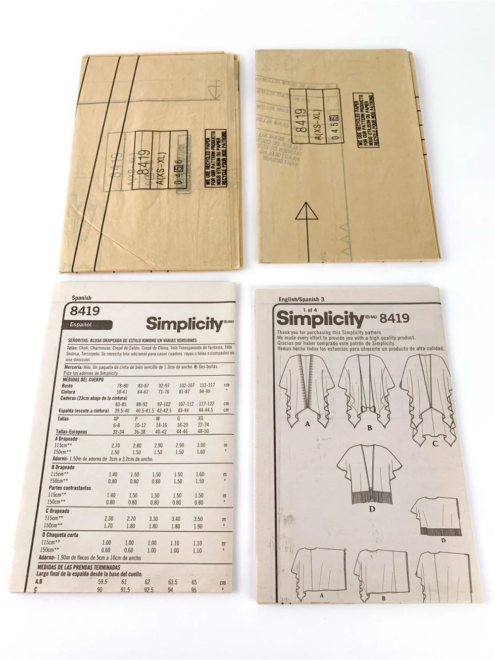 Simplicity uncut 8419