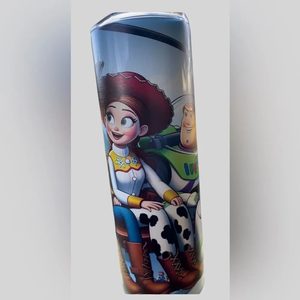 Disney Pixar Toy Story 20oz Stainless Steel Tumbler Woody Buzz Jessie NWT
