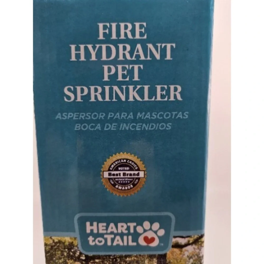 Heart to Tail Fire Hydrant Pet‎ Dog Sprinkler Inflatable Fun Water Toy Dogs New