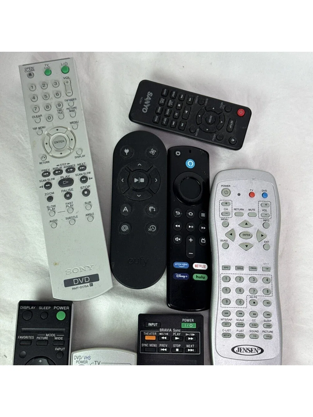 Sony lot remotes