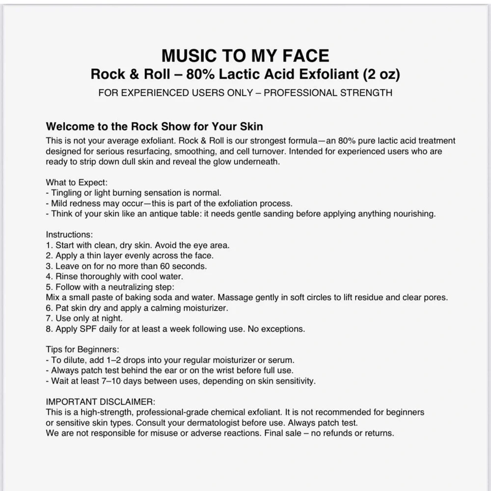 Music To My Face music my