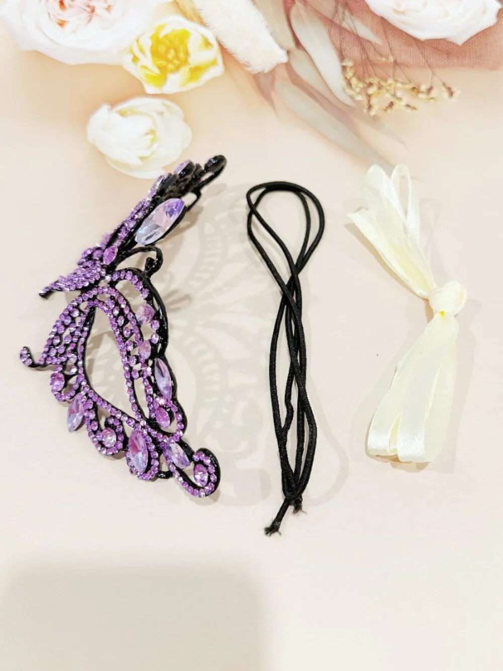 Handmade purple crystal