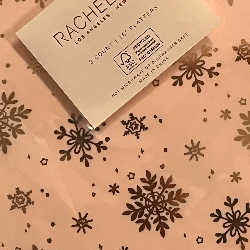 Rachel Zoe plastic reusable