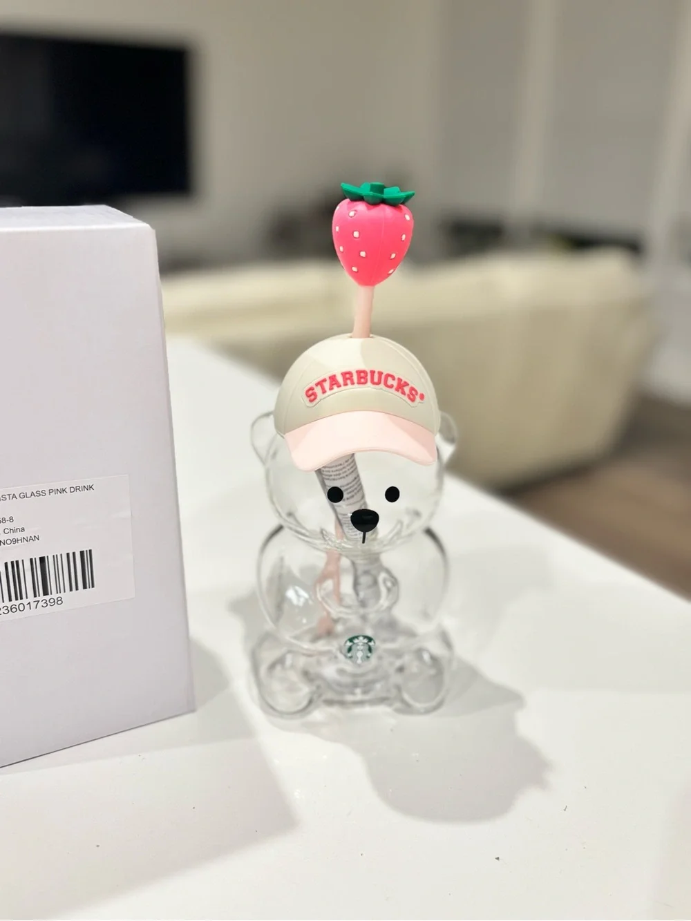Starbucks GLASS BEARIST COLD CUP – PINK EDITION 💕