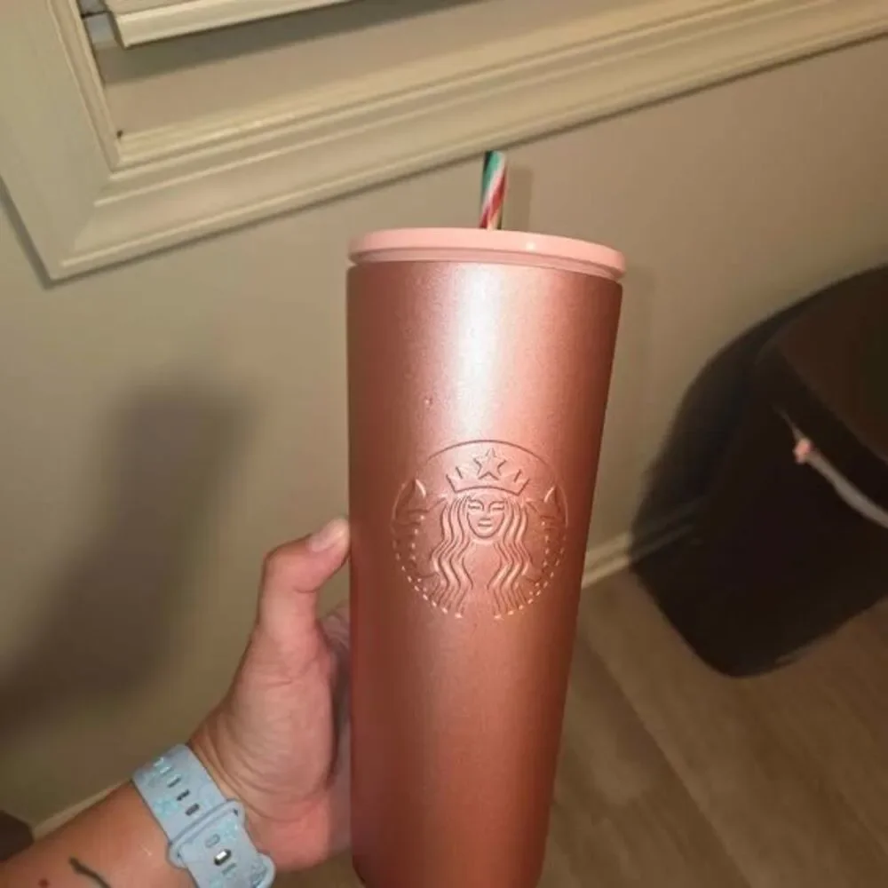 Starbucks Rose Gold Tumbler