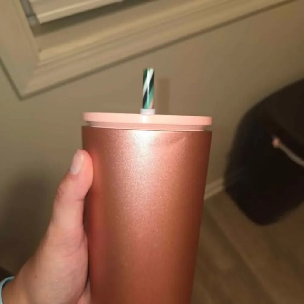 Starbucks Rose Gold Tumbler