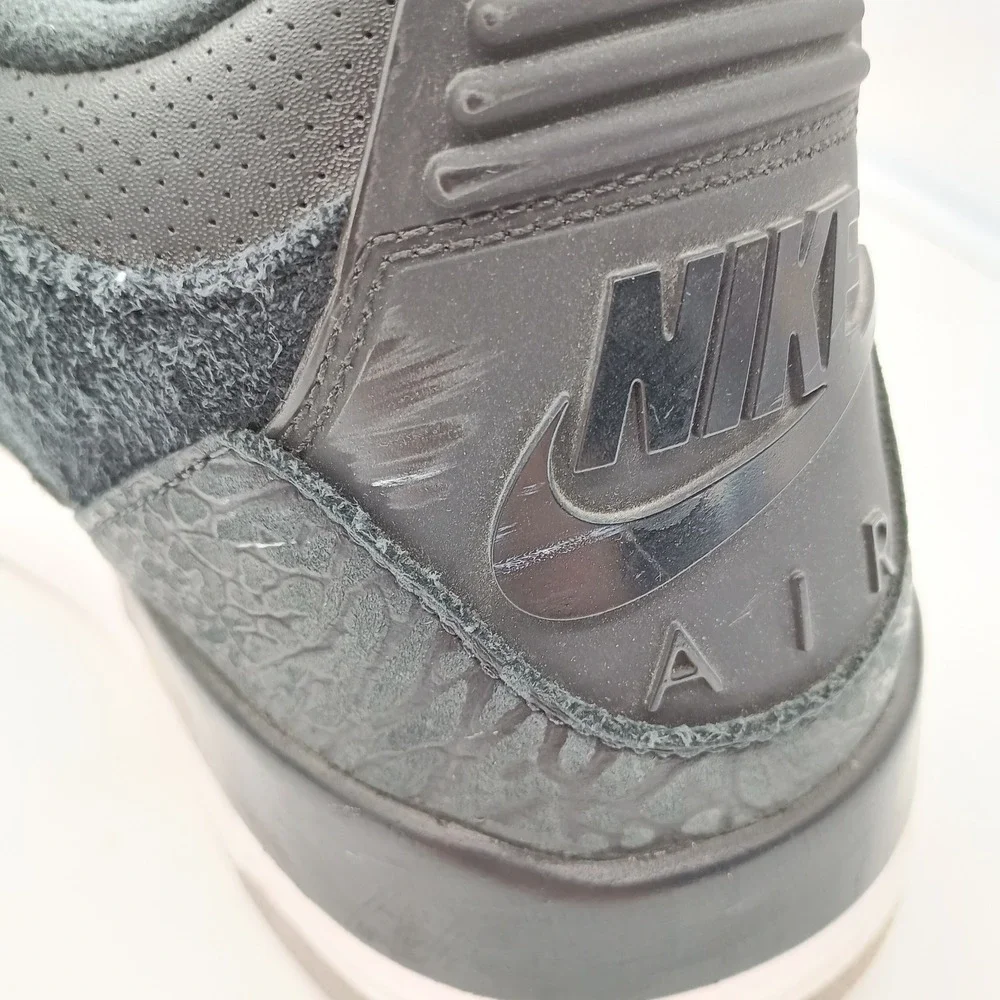 Air Jordan 3 Retro Tinker Black Cement Mens 12 Black‎ Gray Gold Sneakers
