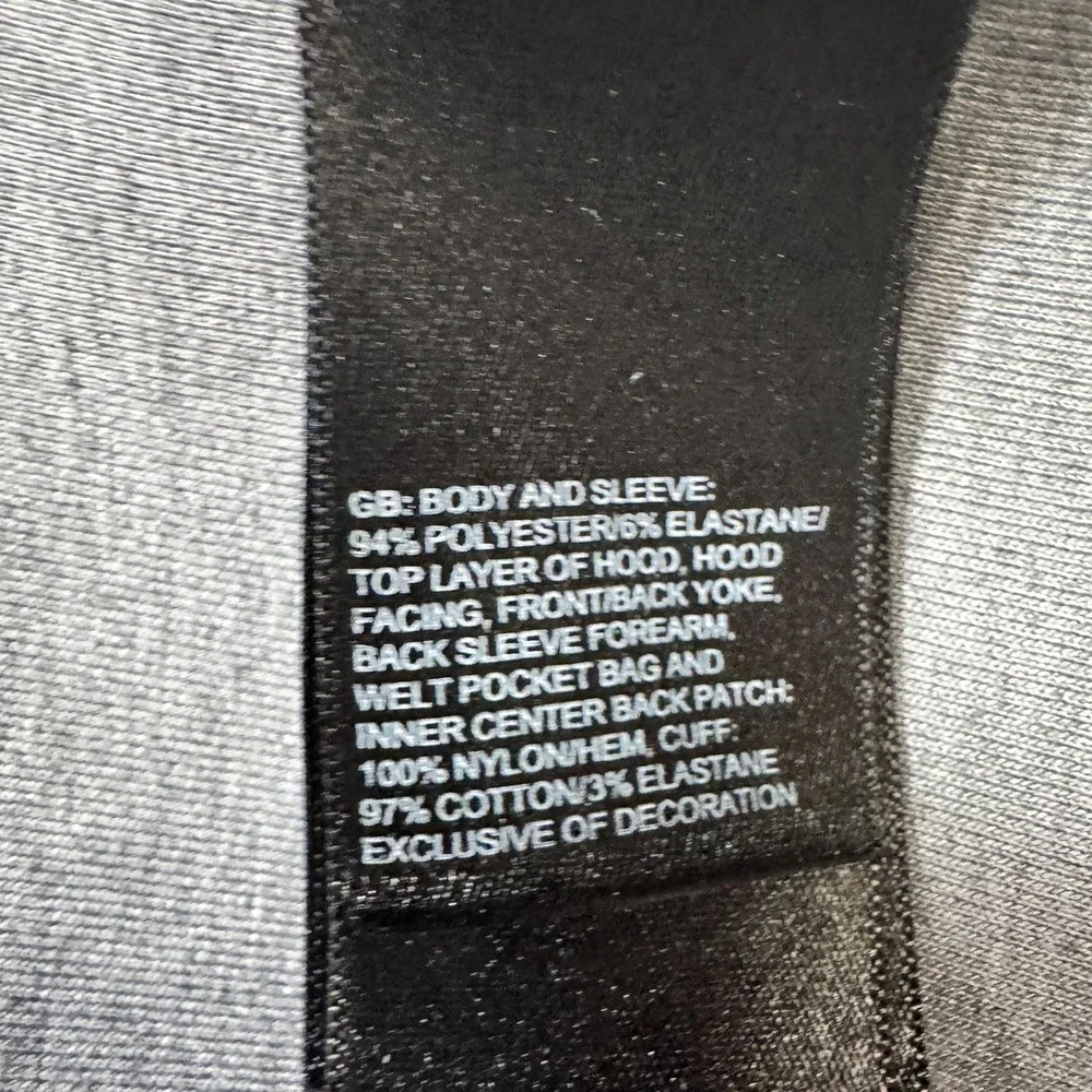 The North Face measurements hoodie