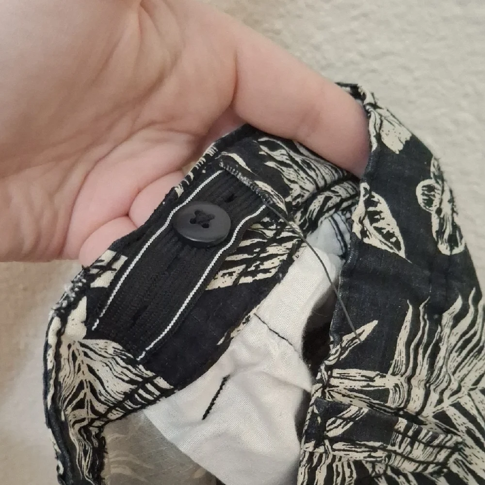 Carter's Black and White Tropical Print Shorts