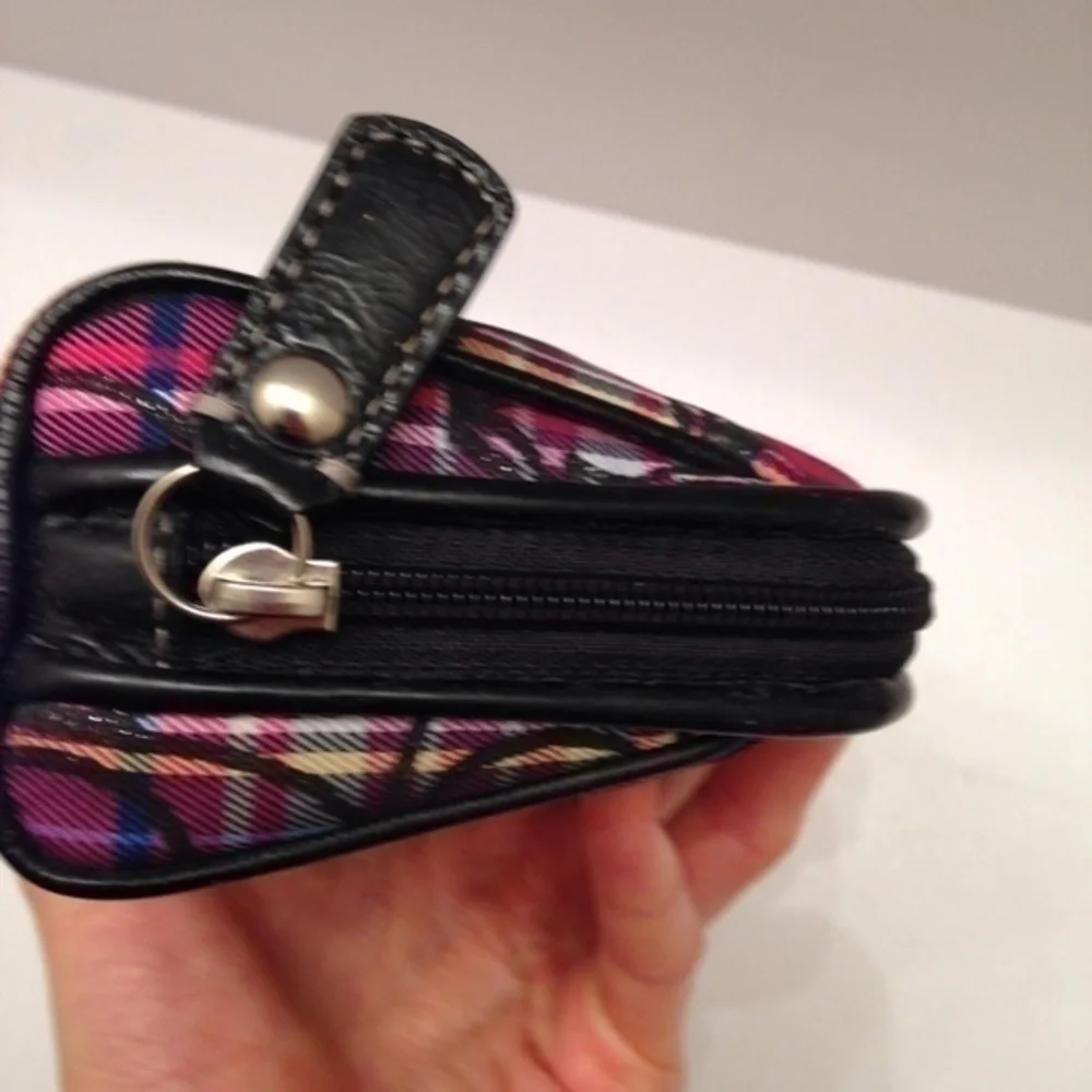 COACH pink tarlatant cosmetic makeup toiletry case