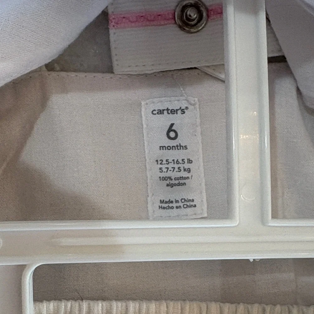 Carters adorable white